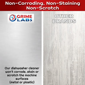 GRIME LABS Dishwasher Cleaner Deodorizer Descaler Tablets, 24 pack Heavy Duty Deep Clean and Natural Limescale Remover, Dish Washer Cleaner Machine Pods, 12 Months Supply