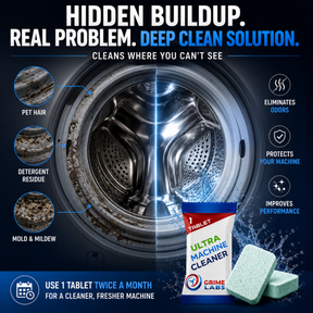 Washing Machine Cleaner Tablets — Pet Owners Edition